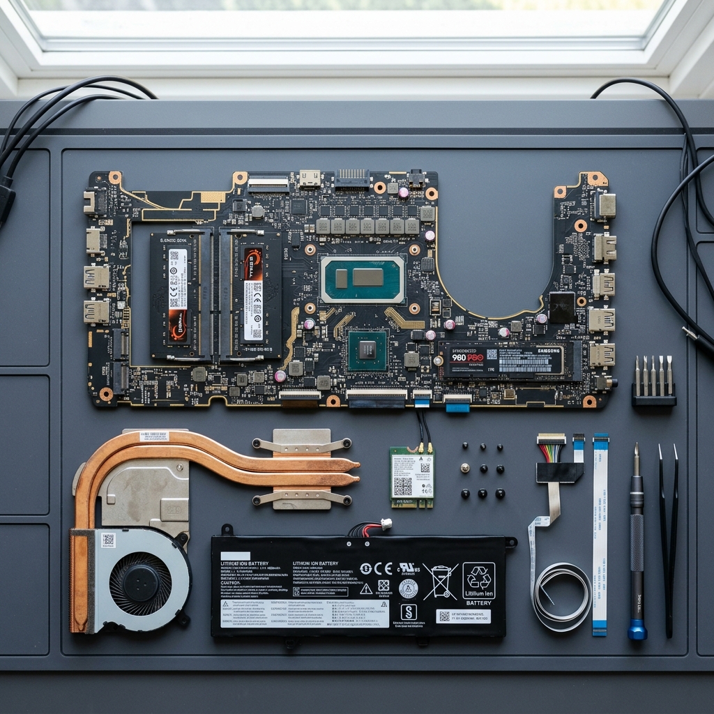Komponen Hardware Laptop
